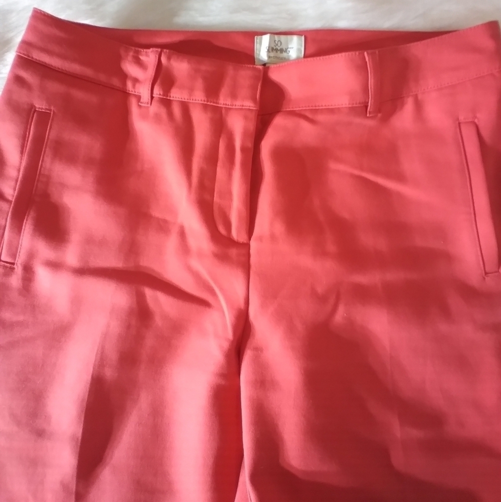 so Slimming by Chico's orange dress pants - Picture 7 of 10